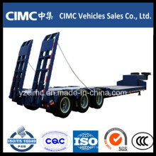 Cimc 3 Axle Low Bed Truck Trailer